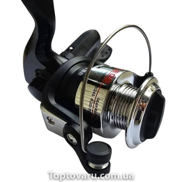 Катушка для спиннинга безынерционная универсальная пластиковая FISHMX sy200 Черная с серым 37516 фото
