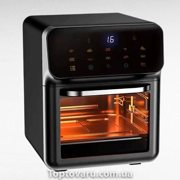 Аерофритюрниця Hoffmans HM-786 12L 2400W Чорна 38073 фото