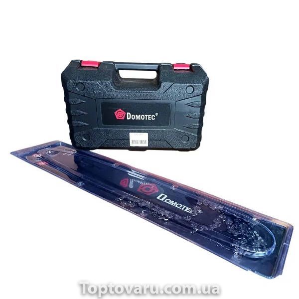 Електропила ланцюгова 48V SAW 12''/16'' Domotek 9639 Синя 27329 фото