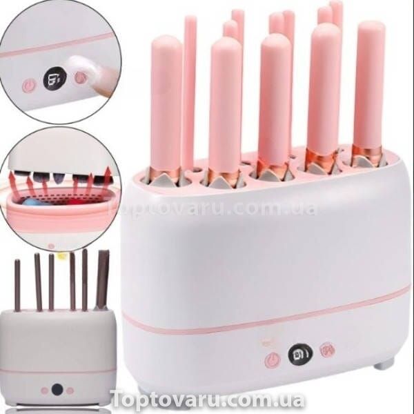 Сушарка на 12 кистей електрична з термоконтролем Makeup Brsh Dryer Machine Біла 19372 фото