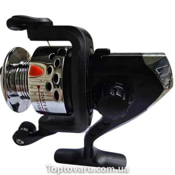 Катушка для спиннинга безынерционная универсальная пластиковая FISHMX sy200 Черная с серым 37516 фото