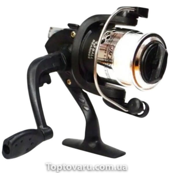 Катушка для спиннинга безынерционная универсальная пластиковая FISHMX sy200 Черная с серым 37516 фото