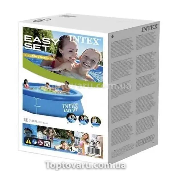 Бассейн intex 28212 (366х76см) 6500л + фильтр + насос 10966 фото