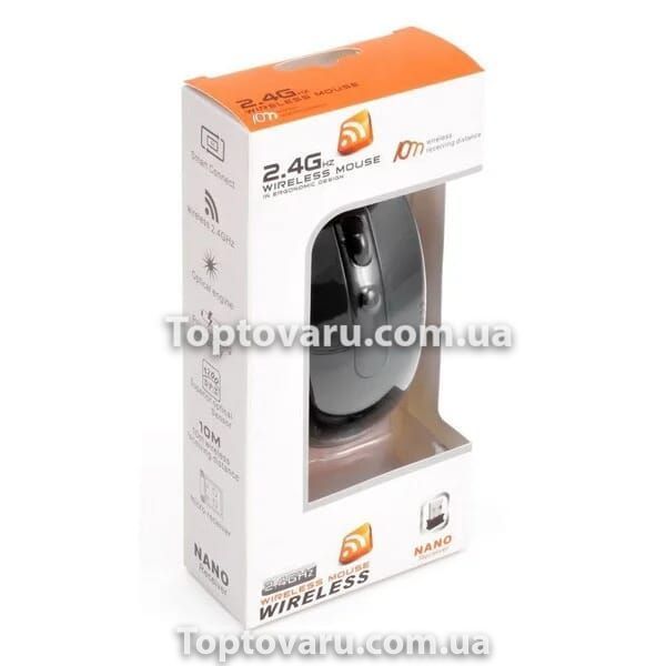 Бездротова миша Wireless Mouse G108 Чорна 7827 фото