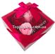 Подарунковий набір з трояндами з мила Soap Flower 4 шт Рожевий 3778 фото 1