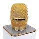 Караоке-мікрофон Q9 gold в чохлі 356 фото 1