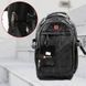 Рюкзак городской вместительный на 2 больших отделения travel bag 8810 Черный 24158 фото 1