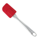 Лопатка силиконовая с пластиковой ручкой Красная 2626 фото 2