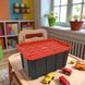Контейнер для хранения игрушек DOLONI 01562 74,2x51,2x37,5см Черный с красным 27624 фото 1