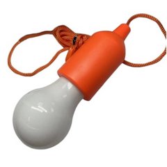 Фонарик лампочка X-Balog BL-15418 Оранжевая 17821 фото