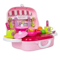 Набір іграшковий Кухня в рожевій валізі з білою ручкою 14713 фото