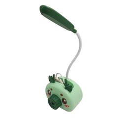 Настільна лампа Оленя з підставкою для телефону та точилкою Зелена 11786 фото