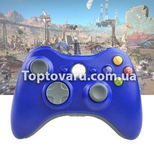 Проводной Джойстик XBOX U360 Синий 3787 фото