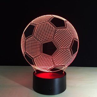 Настольный светильник&nbsp;New Idea 3D Desk Lamp Футбольный мяч 1536 фото