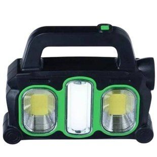 Фонарь Hurry Bolt USB HB-6168-6169 Черный с зеленым 28200 фото