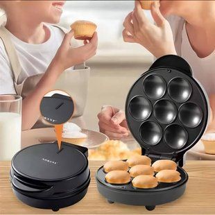 Прибор для приготовления кексов электрический 900W Sokany SK-08015 Черный 24467 фото