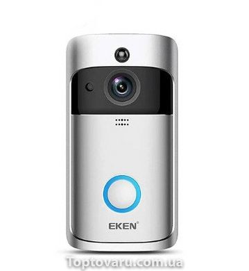 Видео домофон Eken V5 Wi-Fi Smart Doorbell Серый 2229 фото