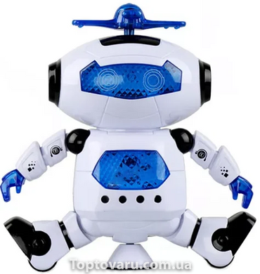 Танцюючий інтерактивний робот з підсвіткою Dancing Robot Білий 3171 фото
