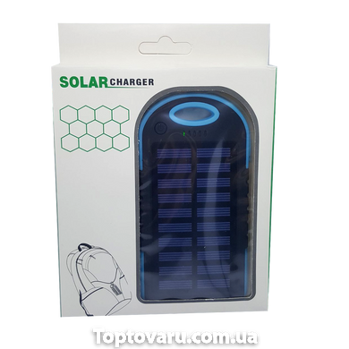Power Bank Solar Charger 50000mAh Синій 556 фото