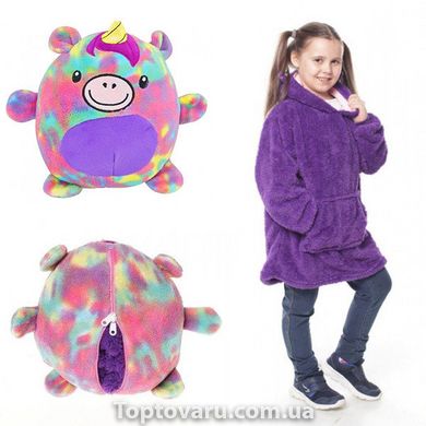 Детский худи-трансформер (толстовка) Huggle Pets Фиолетовый 7700 фото