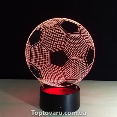 Настольный светильник New Idea 3D Desk Lamp Футбольный мяч 1536 фото
