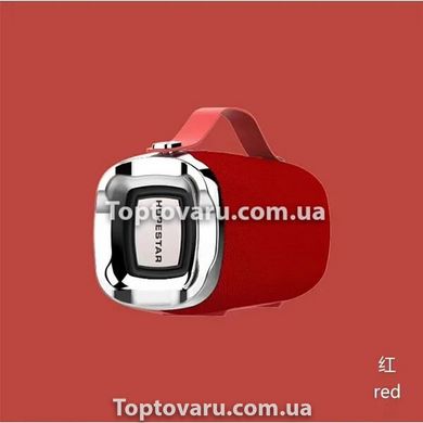 Портативна бездротова вологозахищена стерео колонка Hopestar H36 Mini Супер Баси червона 388 фото