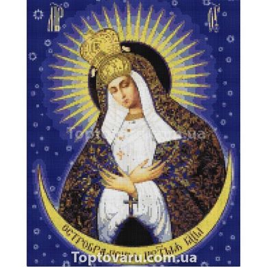 Алмазная мозаика икона Божої Матері «Остробрамська» DBS1087 14670 фото