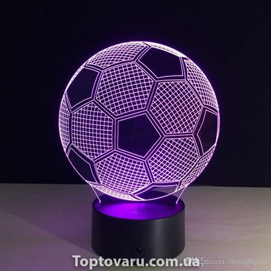 Настольный светильник New Idea 3D Desk Lamp Футбольный мяч 1536 фото