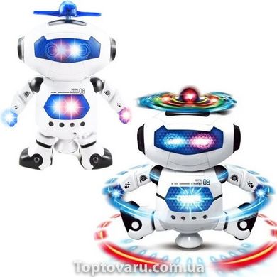 Танцюючий інтерактивний робот з підсвіткою Dancing Robot Білий 3171 фото