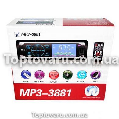 Автомагнитола MP3 3881 ISO с сенсорным дисплем 5683 фото