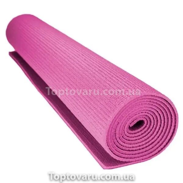 Коврик для йоги и фитнеса Yoga Mat Ярко розовый 11910 фото