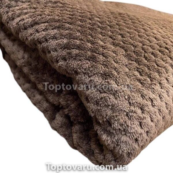 Плед-покривало Blanket 180*200 Коричневий 22734 фото