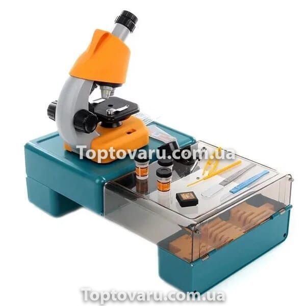 Дитячий мікроскоп Scientific Microscope жовтий 7227 фото