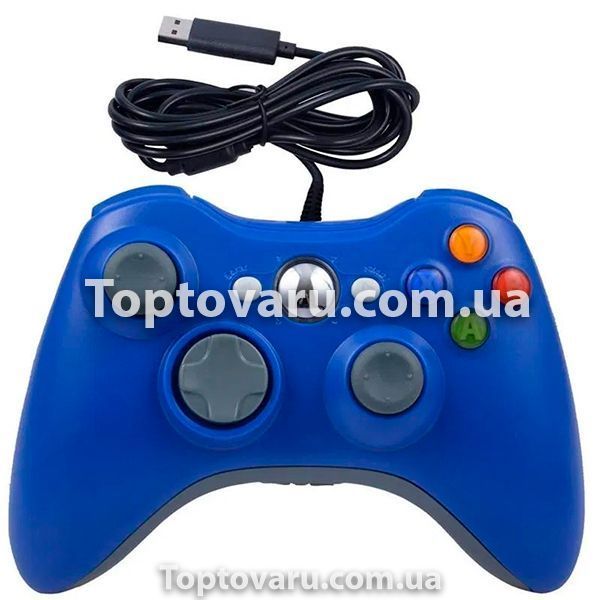Проводной Джойстик XBOX U360 Синий 3787 фото