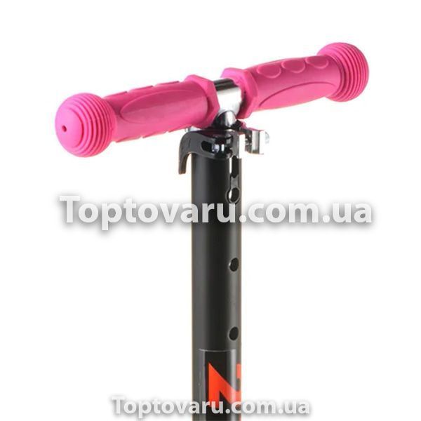 Самокат детский Best Scooter 0072D, колёса PU светятся Розовый 5473 фото