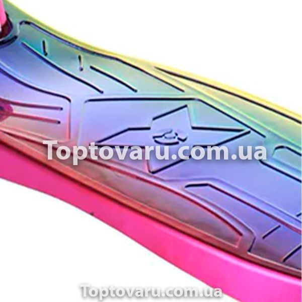 Самокат детский Best Scooter 0072D, колёса PU светятся Розовый 5473 фото