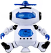 Танцующий светящийся интерактивный робот Dancing Robot Белый 3171 фото 4