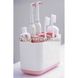 Підставка для зубних щіток Large Toothbrush Caddy Рожева 8056 фото 3