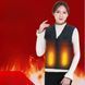 Жилет с подогревом от повербанка на молнии с накладными карманами XXL Черный 24194 фото 1