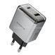 Зарядное устройство блок питания BOROFONE BN22 Lena PD65W (2C1A) charger set (C to C(EU) Серое 31752 фото 6