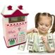 Дитячий сейф-скарбничка "Чарівний Будиночок" з відбитком пальця Рожевий + Подарунок 3379 фото 1