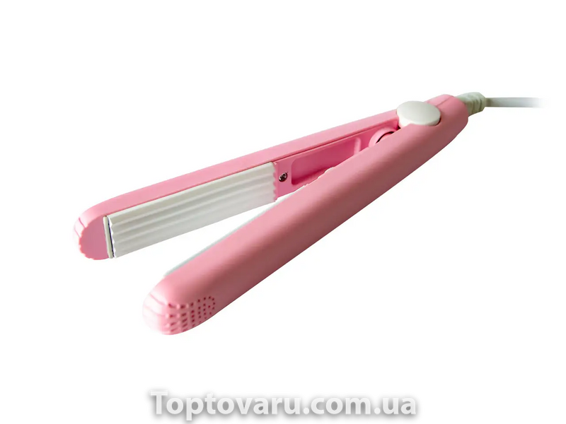 Мини плойка гофре GM 2986 Розовая 11313 фото