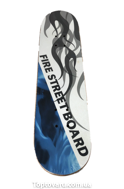 Скейтборд трюковый двусторонний 3108YS-1 (Канадский клен) Fire Street Board 1850 фото