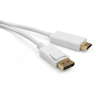 Кабель Display to HDMI 1.8M Білий 33083 фото