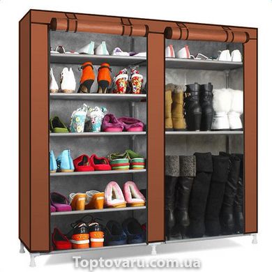 Тканинний шафа для взуття Shoe Cabinet 6 Layer 6510 Коричневий 5476 фото