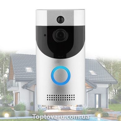 Домофон Anytek Smart Doorbell B30 1080p з Wi-Fi та датчиком руху Сірий 2230 фото