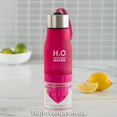 Пляшка соковижималка H2O pink 642 фото