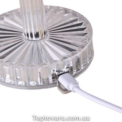 Лампа-нічник кришталева з сенсорним керуванням Торшер 14440 фото