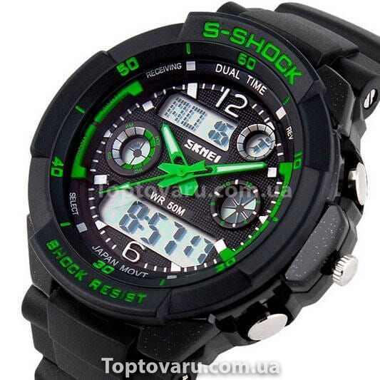 Часы детские Skmei S-Shock Green 0931для детей от 12 лет 14808 фото