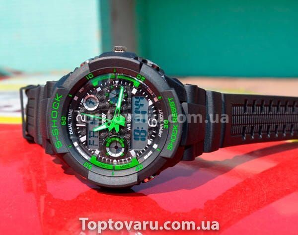 Часы детские Skmei S-Shock Green 0931для детей от 12 лет 14808 фото